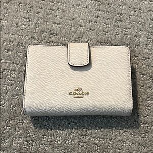 Coach Ivory Leather Wallet